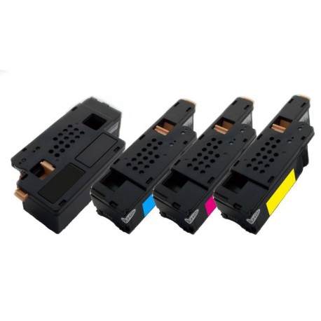 4x Toner Dell C1660 / C1660W - C/M/Y/K 4G9HP, V53F6, DWGCP, V3W4C, 7C6F7 vysokokapacitní kompatibilní