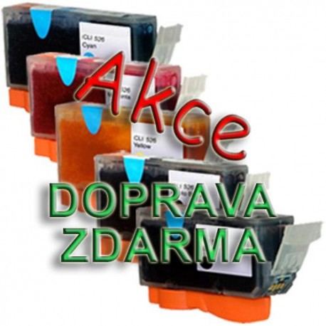 zdarmaSada Canon PGI-525 / CLI-526 (PGI525, CLI526) PIXMA - kompatibilní, akce doprava zdarma