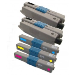 5x Toner Oki C332 46508712, 46508711, 46508710, 46508709 - kompatibilní - MC363, C332dn, C332cdw, MC363dw, MC363cdw