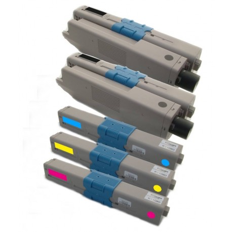 5x Toner Oki C332 46508712, 46508711, 46508710, 46508709 - kompatibilní - MC363, C332dn, C332cdw, MC363dw, MC363cdw