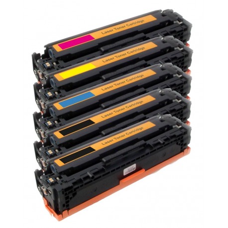 5x Toner Canon CRG-054 (CRG-054HBk, CRG-054HC, CRG-054HM, CRG-054HY, CRG054) kompatibilní - i-Sensys LBP623, LBP621, MF643